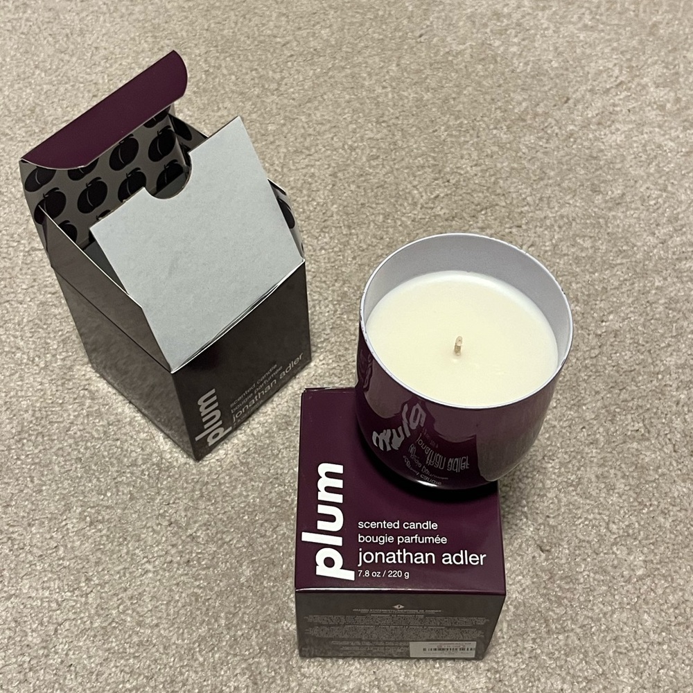 jonathan adler pop plum candle Brand New 220g Great gift scented candle - Picture 3 of 7